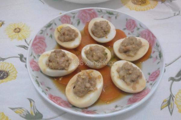 鸡蛋酿肉的做法图解11