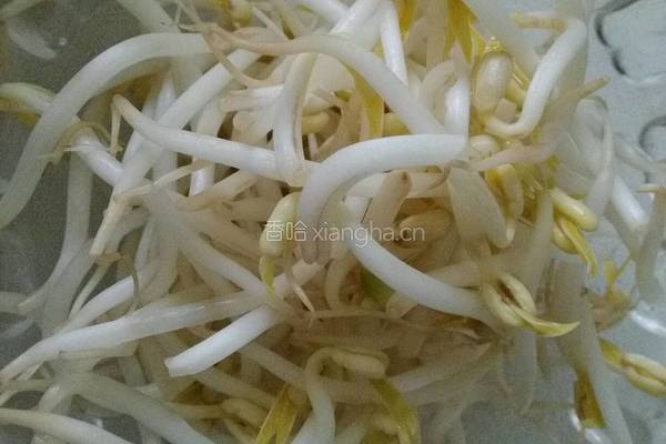 爽拌豆芽萝卜丝的做法图解1