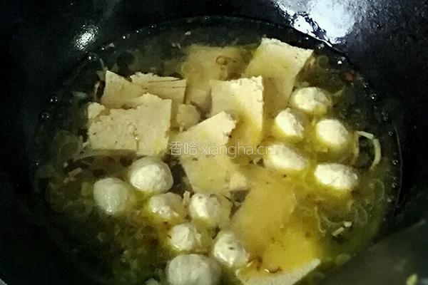 青菜烩肉丸的做法图解4