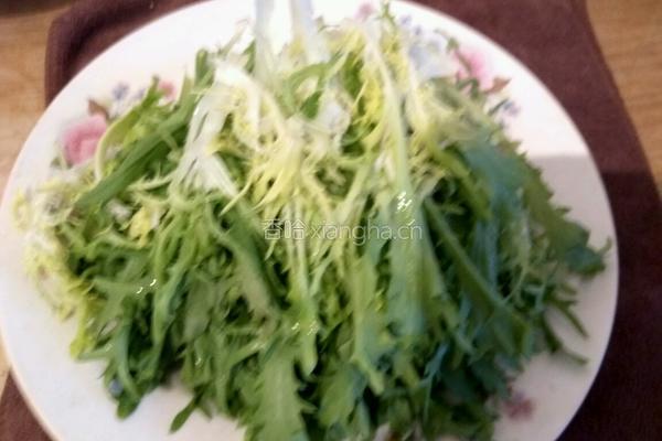 凉拌苦苣的做法图解1