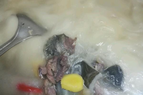 水鱼炖羊肉的做法图解9
