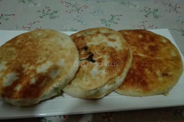 发面野葱馅饼的做法图解6