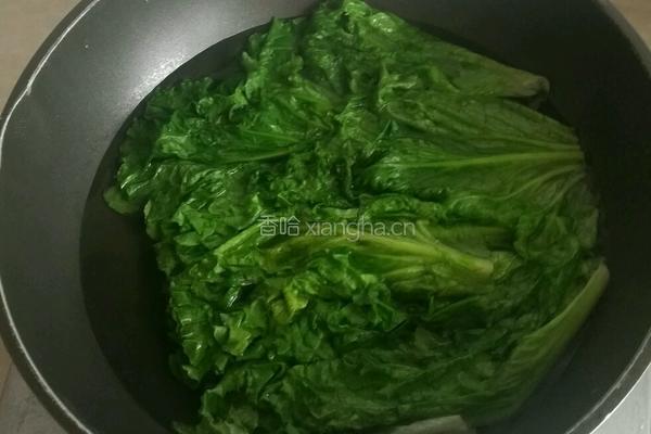 白灼生菜的做法图解5