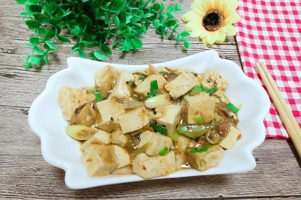 麻婆豆腐的做法图解1