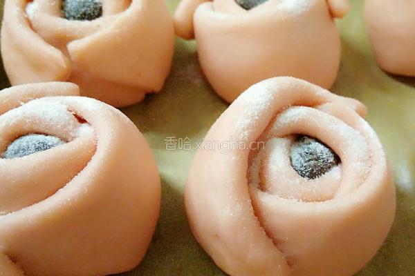 玫瑰花面包的做法图解12