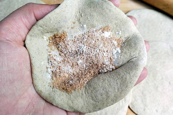 荞麦红糖发面饼的做法图解9