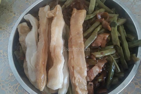 豆角粘卷子一锅出的做法图解10