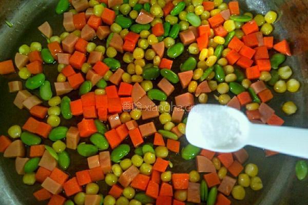 黑豆炒胡萝卜玉米粒的做法图解12