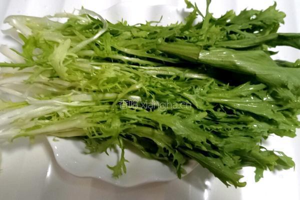 拌苦菊的做法图解1