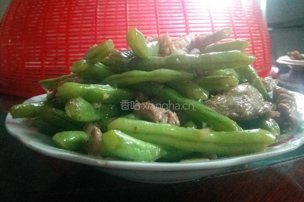 四季豆伴肉的做法图解8