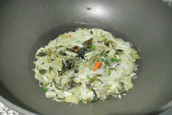 酸菜粉条的做法图解9