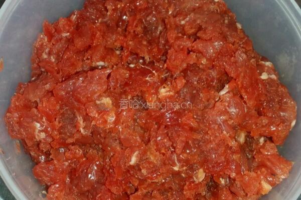 薄荷炒牛肉末的做法图解1