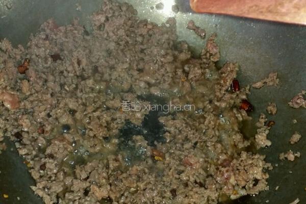 薄荷炒牛肉末的做法图解3