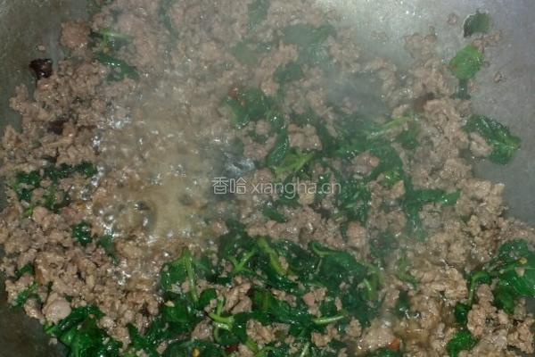 薄荷炒牛肉末的做法图解4