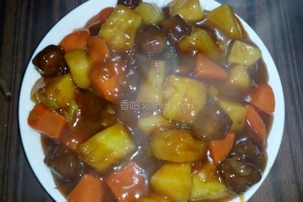 菠萝咕咾肉的做法图解7