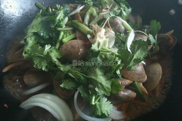 辣炒黄蚬子的做法图解6