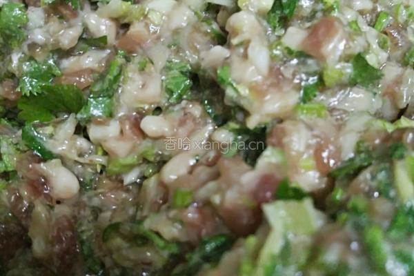 猪肉香菜馄饨馅的做法图解13