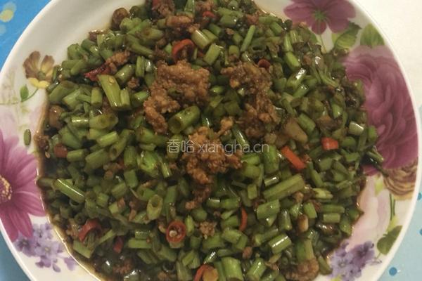 酸辣空心菜杆的做法图解7