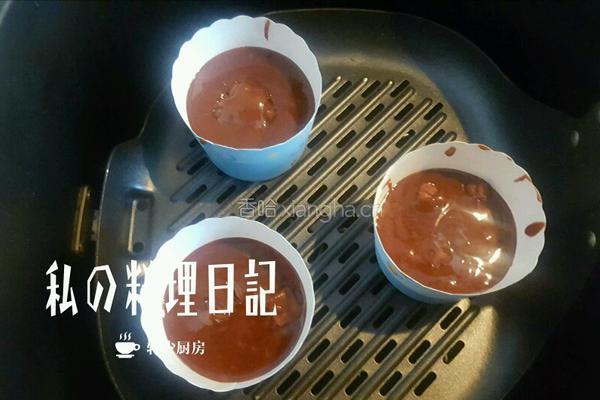 榴莲味巧克力熔岩蛋糕的做法图解9