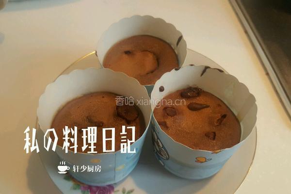 榴莲味巧克力熔岩蛋糕的做法图解10