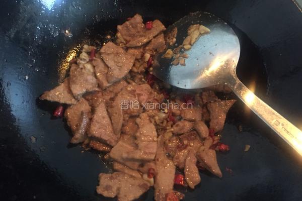 大白菜炒猪肝的做法图解9