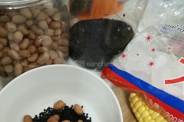 简易花生芝麻糊的做法图解2