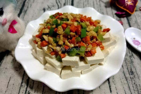 肉丁拌豆腐的做法图解9