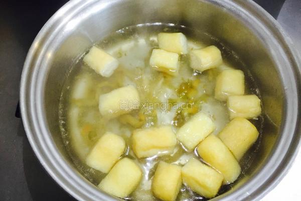 榨菜油豆腐蛋汤的做法图解6