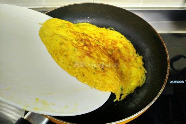土豆丝鸡蛋饼的做法图解13