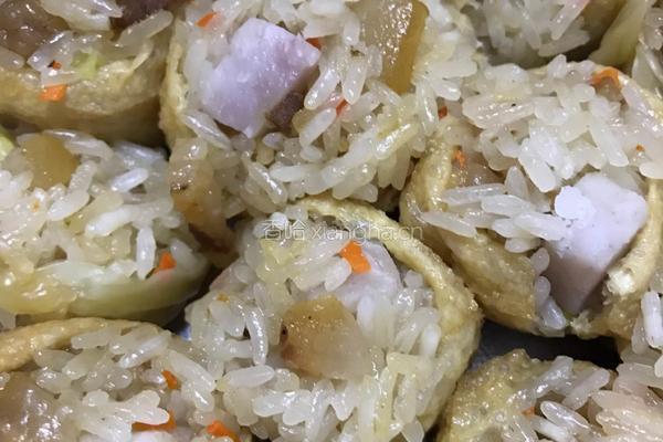 油豆腐让糯米的做法图解5