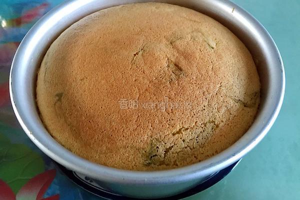 抹茶斑马纹蛋糕（六寸）的做法图解15