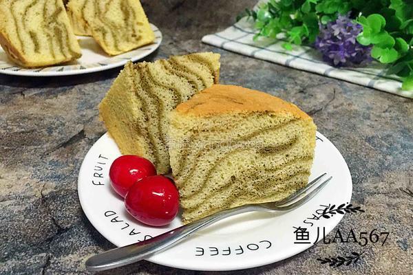 抹茶斑马纹蛋糕（六寸）的做法图解17