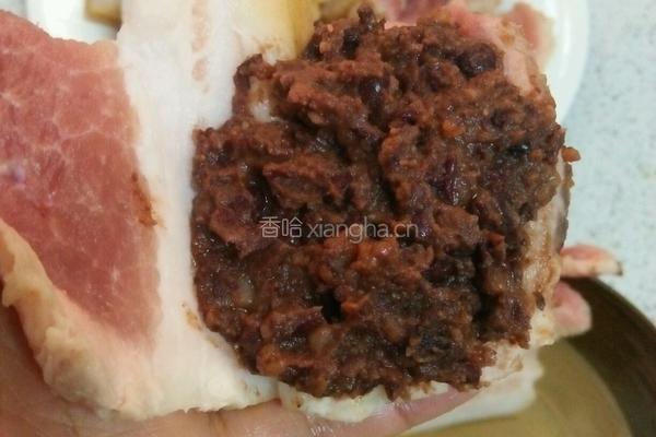 豆沙夹沙肉的做法图解7
