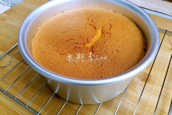六寸戚风蛋糕（附脱模技巧）的做法图解16
