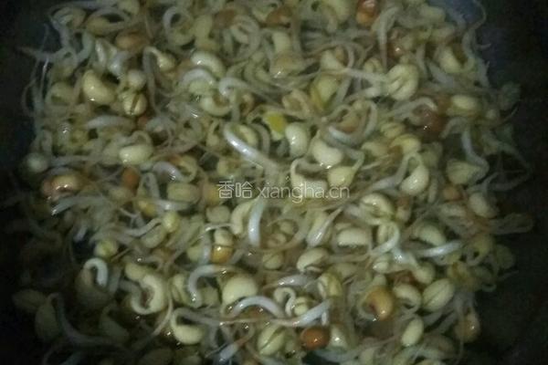 豆芽烧的做法图解2