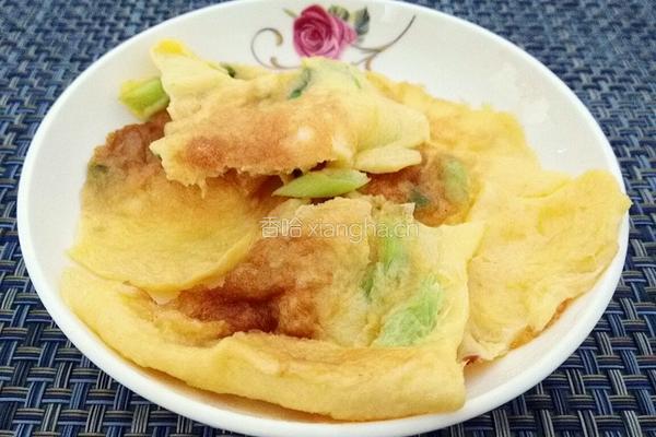 青蒜炒鸡蛋的做法图解5