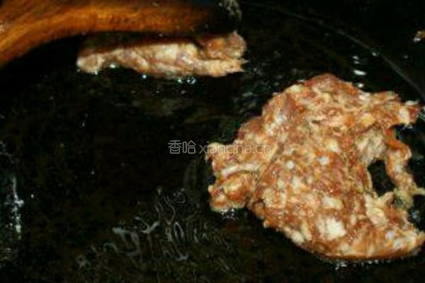 雪菜炒肉末的做法图解3