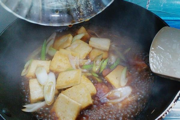 大葱烧豆腐的做法图解8