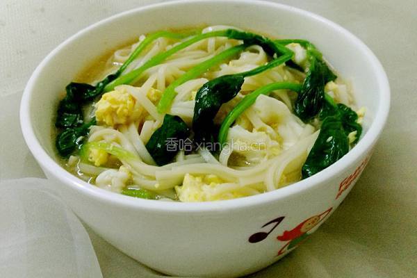 菠菜鸡蛋面的做法图解11