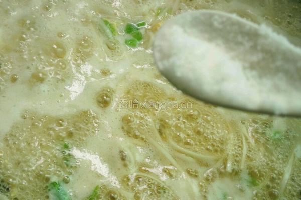 菠菜鸡蛋面的做法图解8