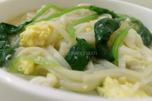菠菜鸡蛋面的做法图解10
