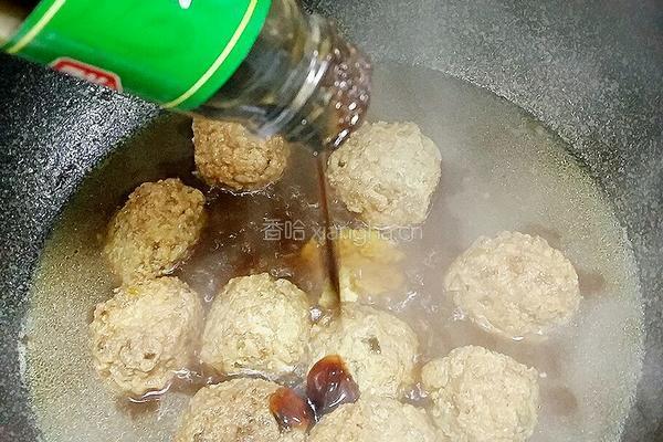 红烧糯米肉圆的做法图解9