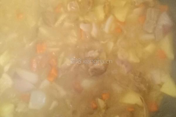 咖喱牛肉盖饭的做法图解6