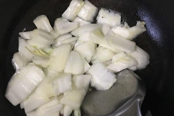 醋溜圆白菜的做法图解4