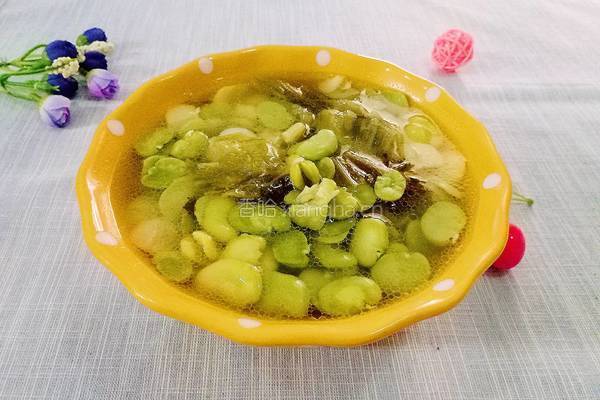 酸菜胡豆瓣汤的做法图解7