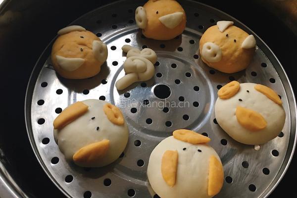 小猪包（黑芝麻馅）的做法图解22