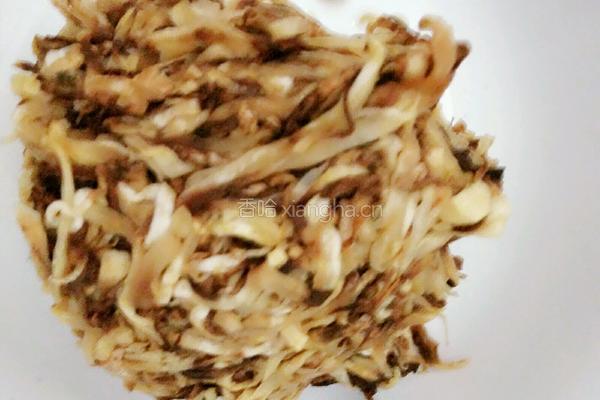 肉丝萝卜干的做法图解3