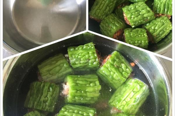 客家酿苦瓜的做法图解18