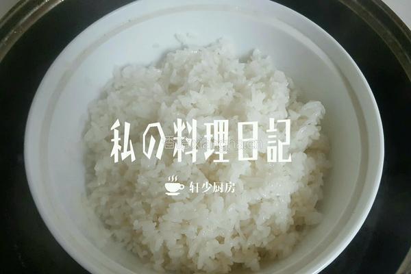 空气炸版芝麻粢饭糕的做法图解3