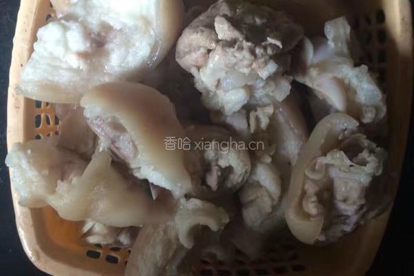 甜醋猪脚姜的做法图解3